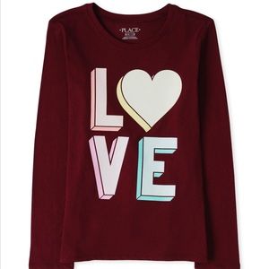 UC - Girls Love Graphic Tee - Rubine
